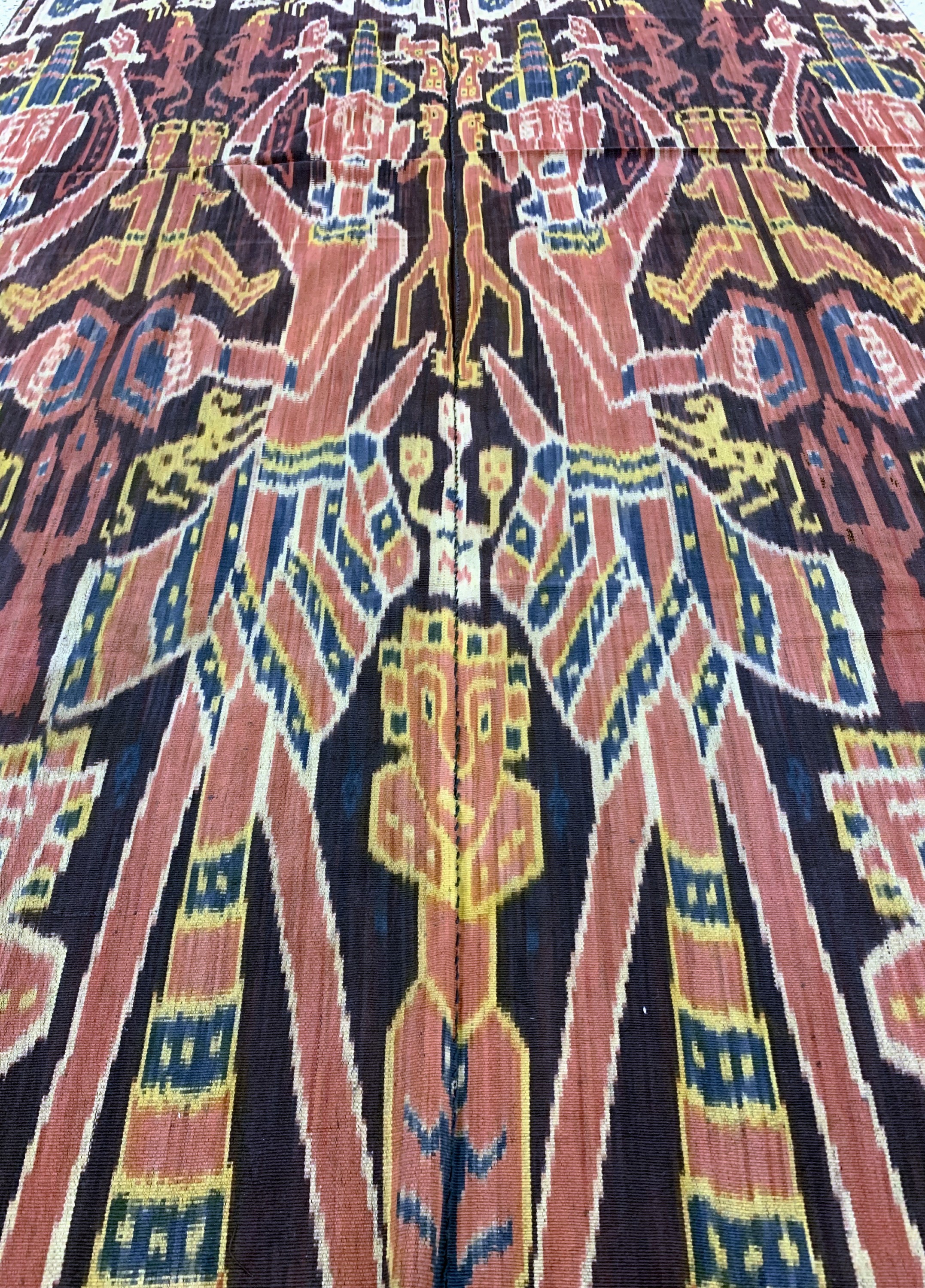 Detail d: Sumba"Ikat", Indonesien, Anfang 20.Jhd, Baumwolle, ca. 258 x 121 cm, EHZ: 2