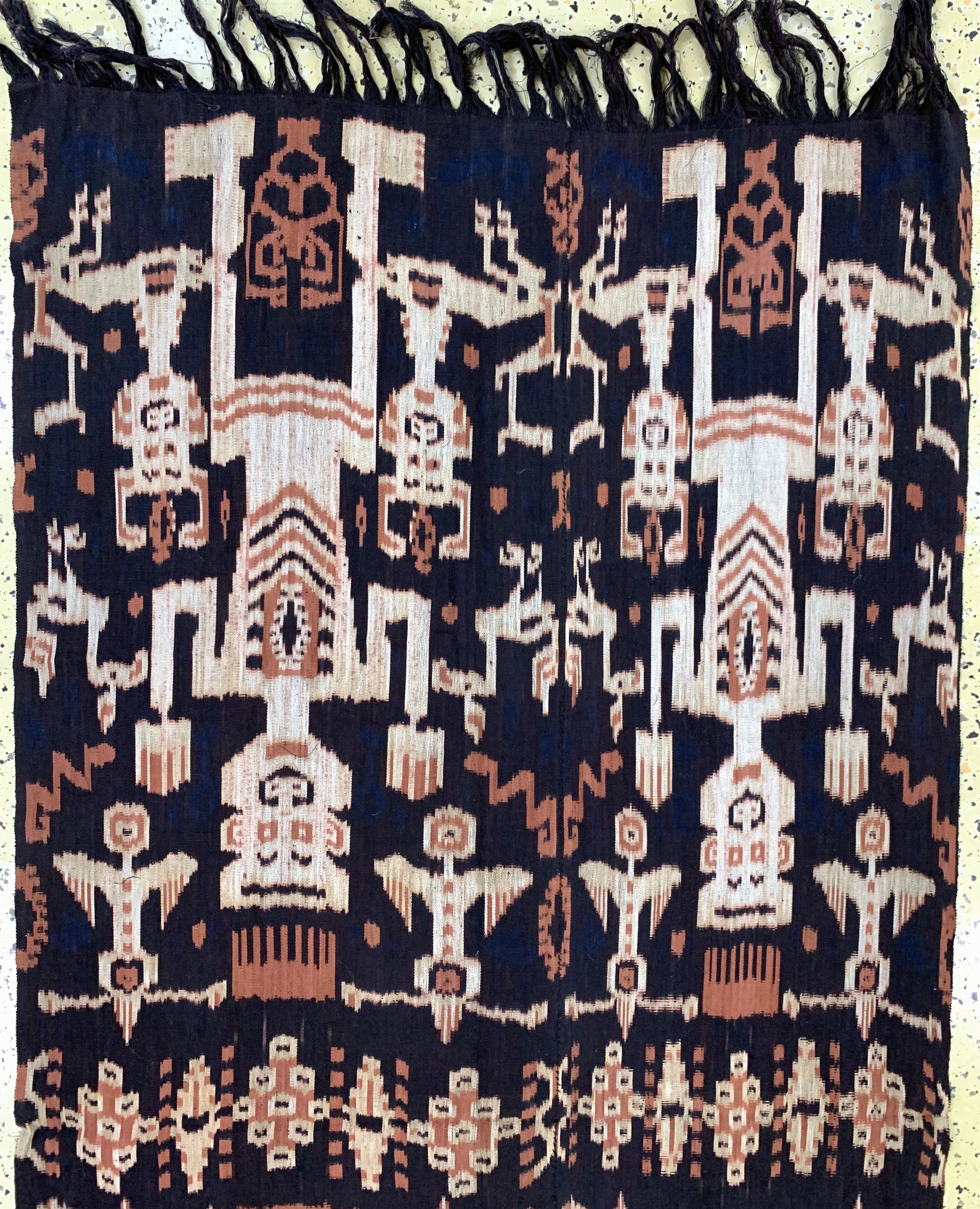 Detail a: Sumba"Ikat", Indonesien, Anfang 20.Jhd, Baumwolle, ca. 200 x 95 cm, EHZ: 2