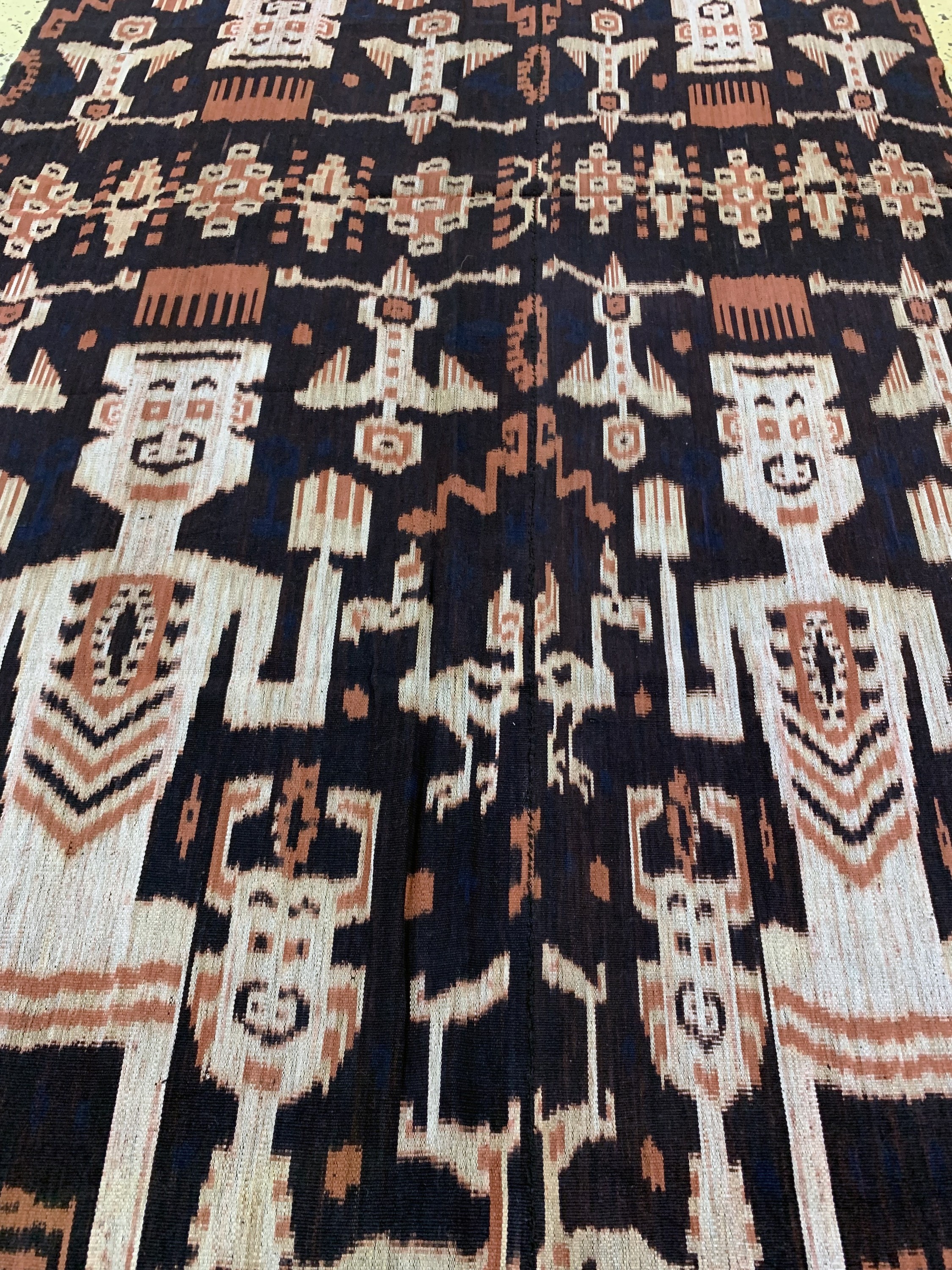 Detail c: Sumba"Ikat", Indonesien, Anfang 20.Jhd, Baumwolle, ca. 200 x 95 cm, EHZ: 2