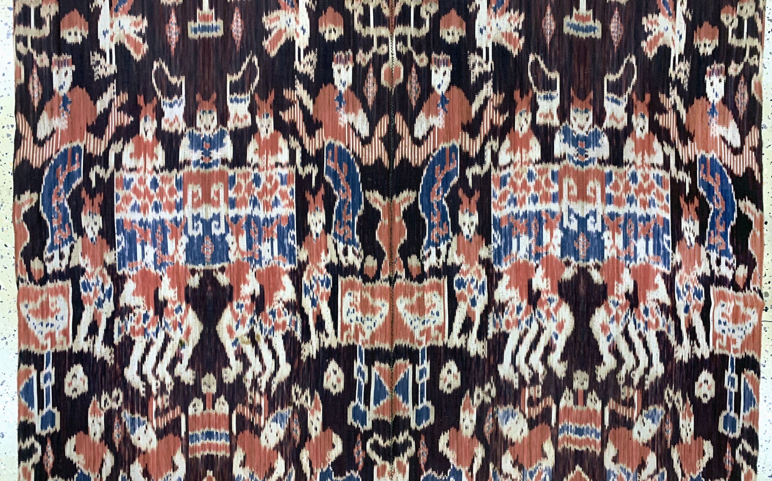 Detail e: Sumba"Ikat", Indonesien, Anfang 20.Jhd, Baumwolle, ca. 266 x 143 cm, EHZ: 2
