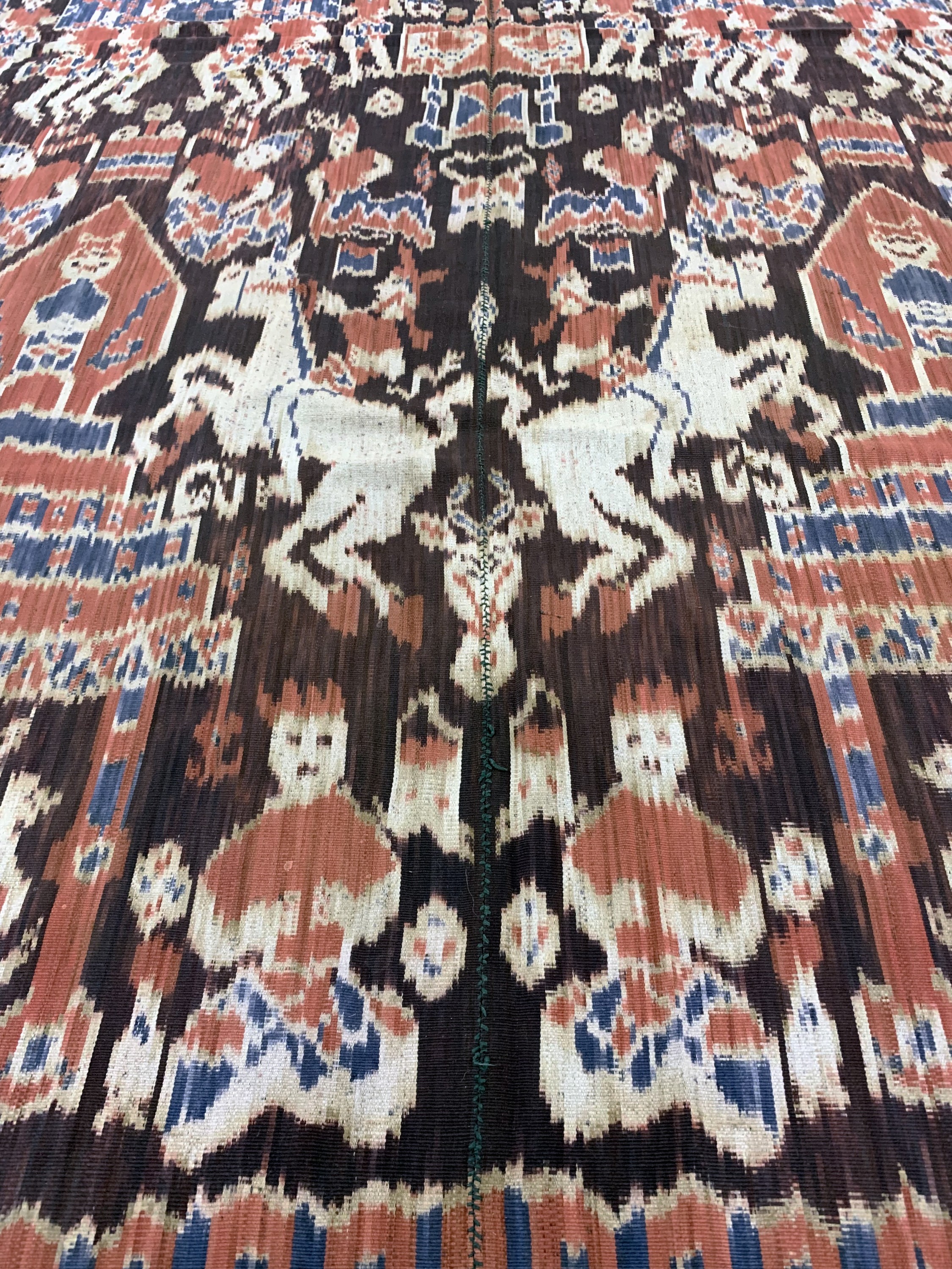 Detail f: Sumba"Ikat", Indonesien, Anfang 20.Jhd, Baumwolle, ca. 266 x 143 cm, EHZ: 2