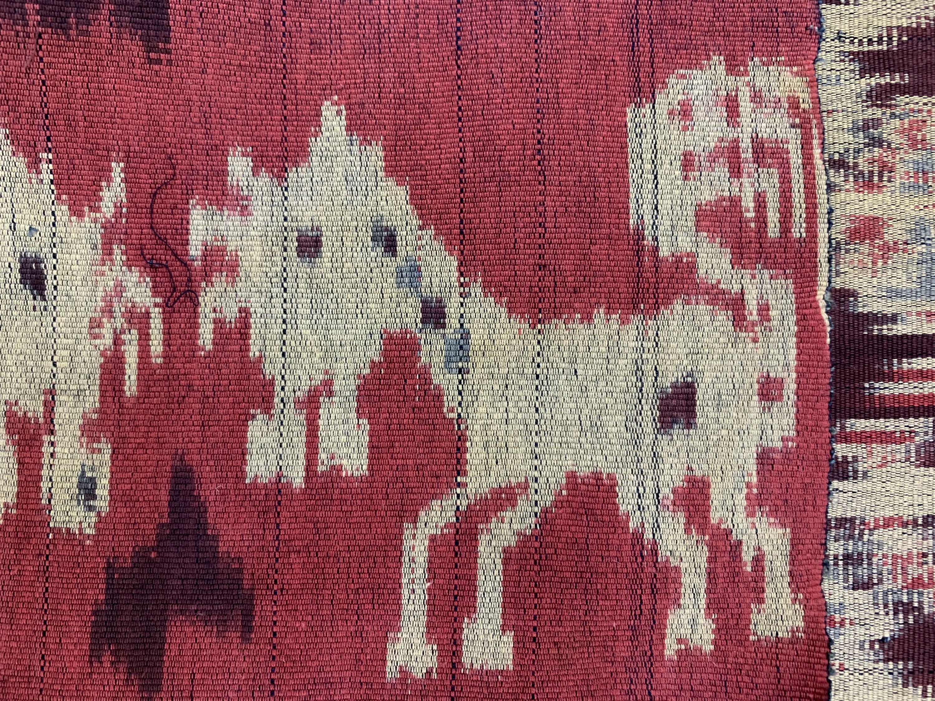 Detail f: Sumba"Ikat", Indonesien, Anfang 20.Jhd, Baumwolle, ca. 222 x 115 cm, EHZ: 2