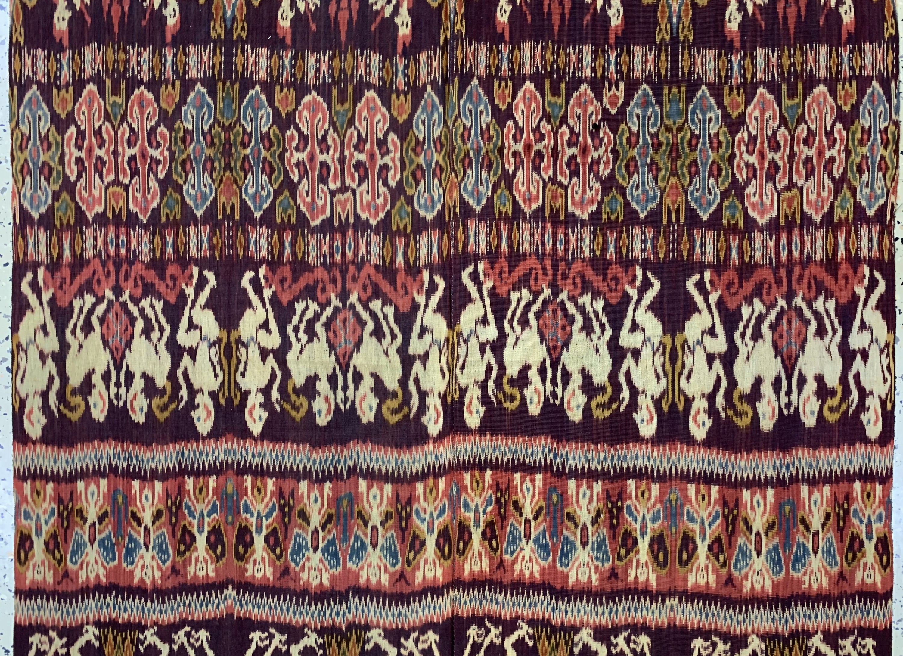 Detail c: Sumba"Ikat", Indonesien, Anfang 20.Jhd, Baumwolle, ca. 279 x 115 cm, EHZ: 2
