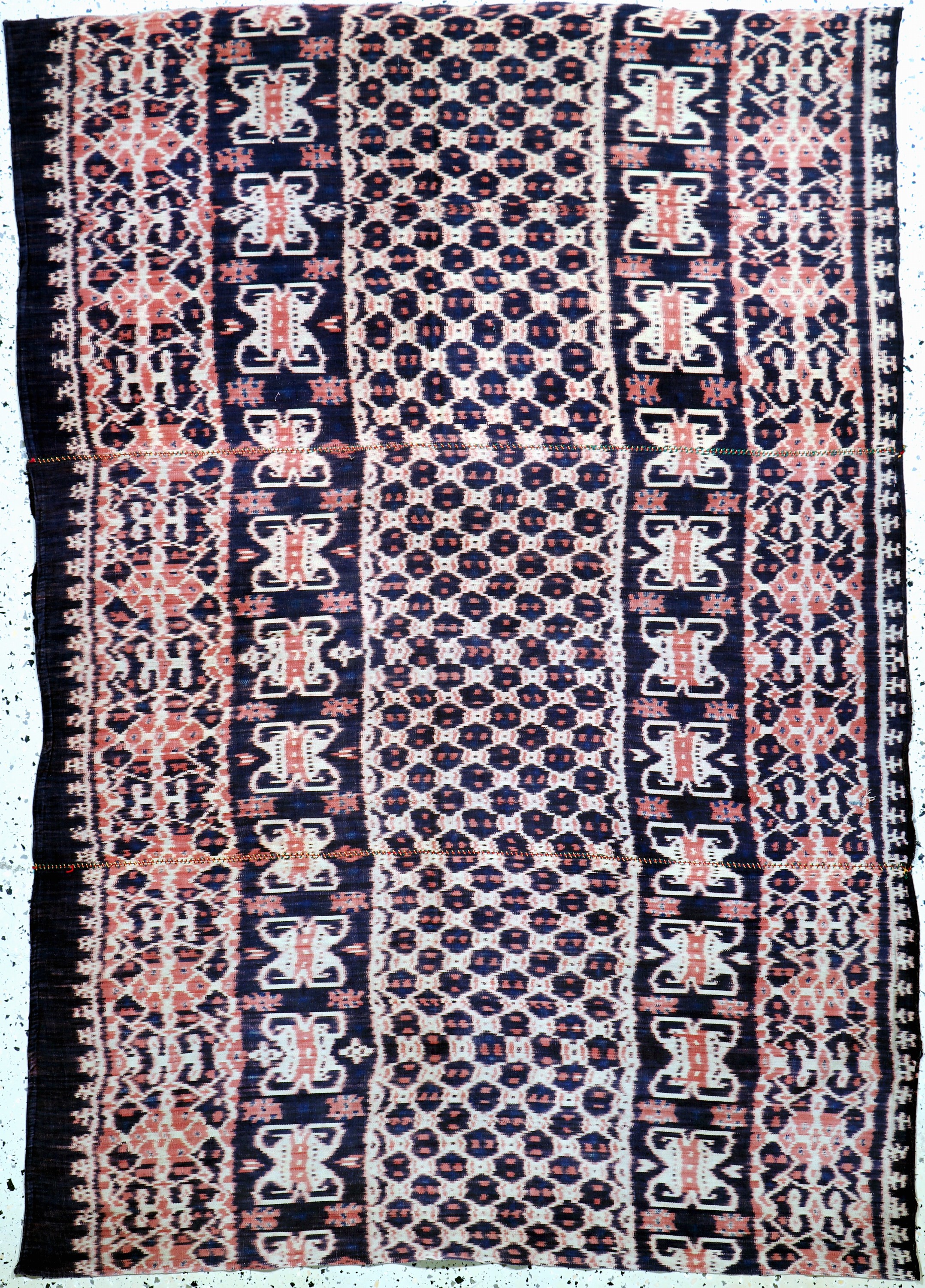 Sumba"Ikat", Indonesien, Anfang 20.Jhd, Baumwolle, ca. 173 x 119 cm, EHZ: 2