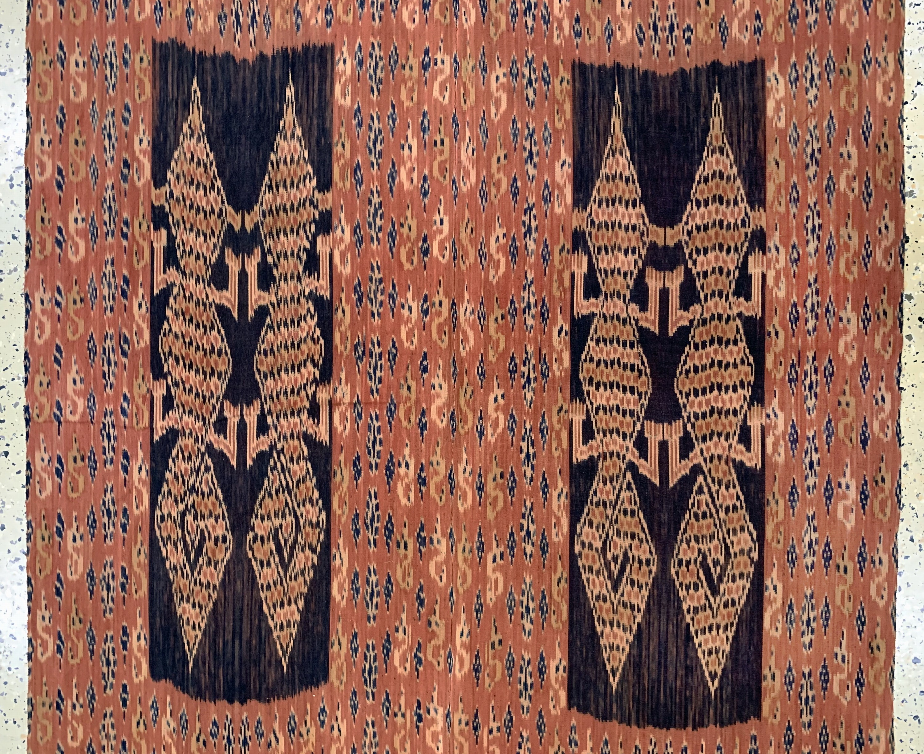 Detail b: Sumba"Ikat", Indonesien, Anfang 20.Jhd, Baumwolle, ca. 264 x 122 cm, EHZ: 2