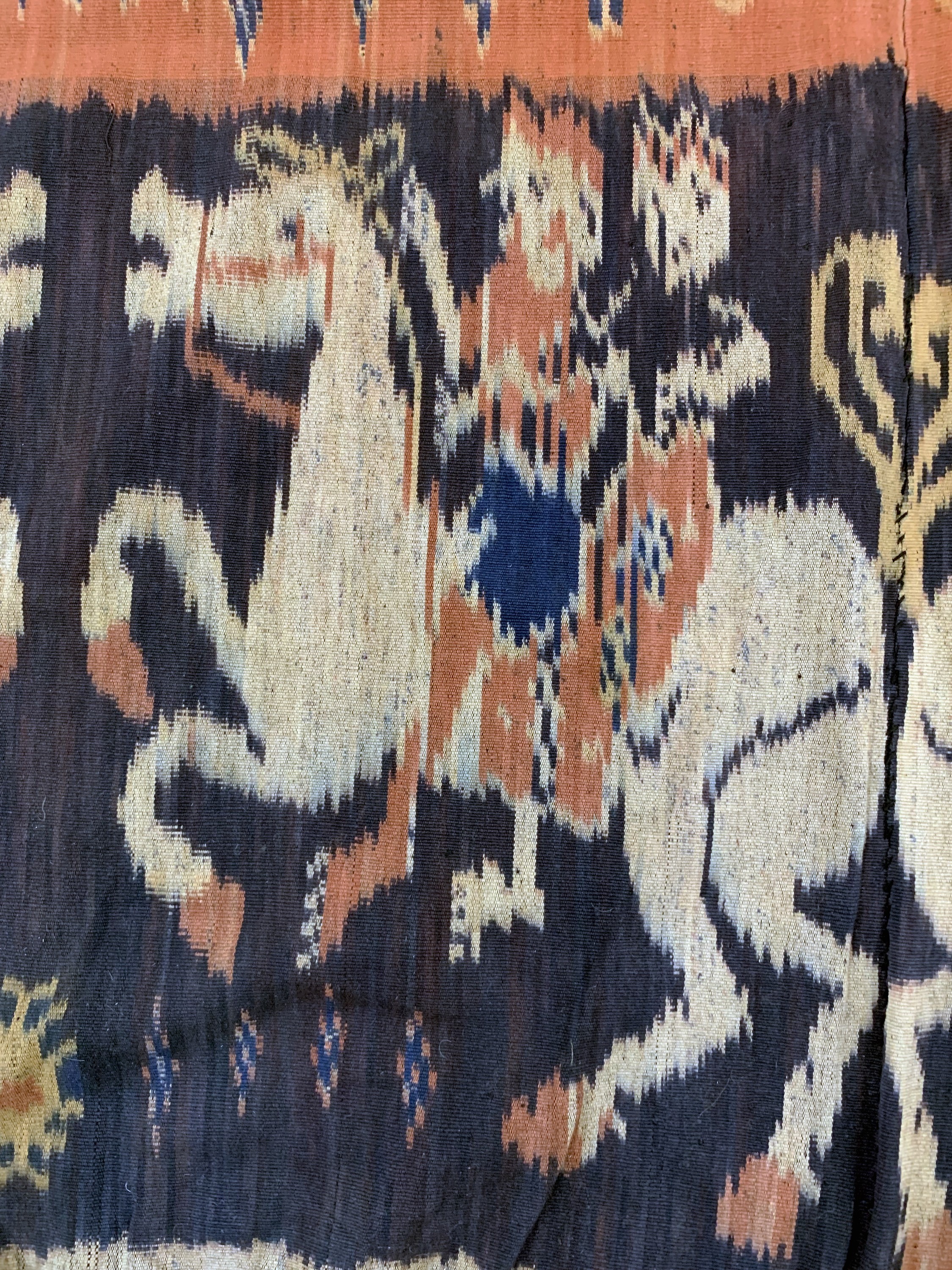Detail e: Sumba"Ikat", Indonesien, Anfang 20.Jhd, Baumwolle, ca. 264 x 122 cm, EHZ: 2