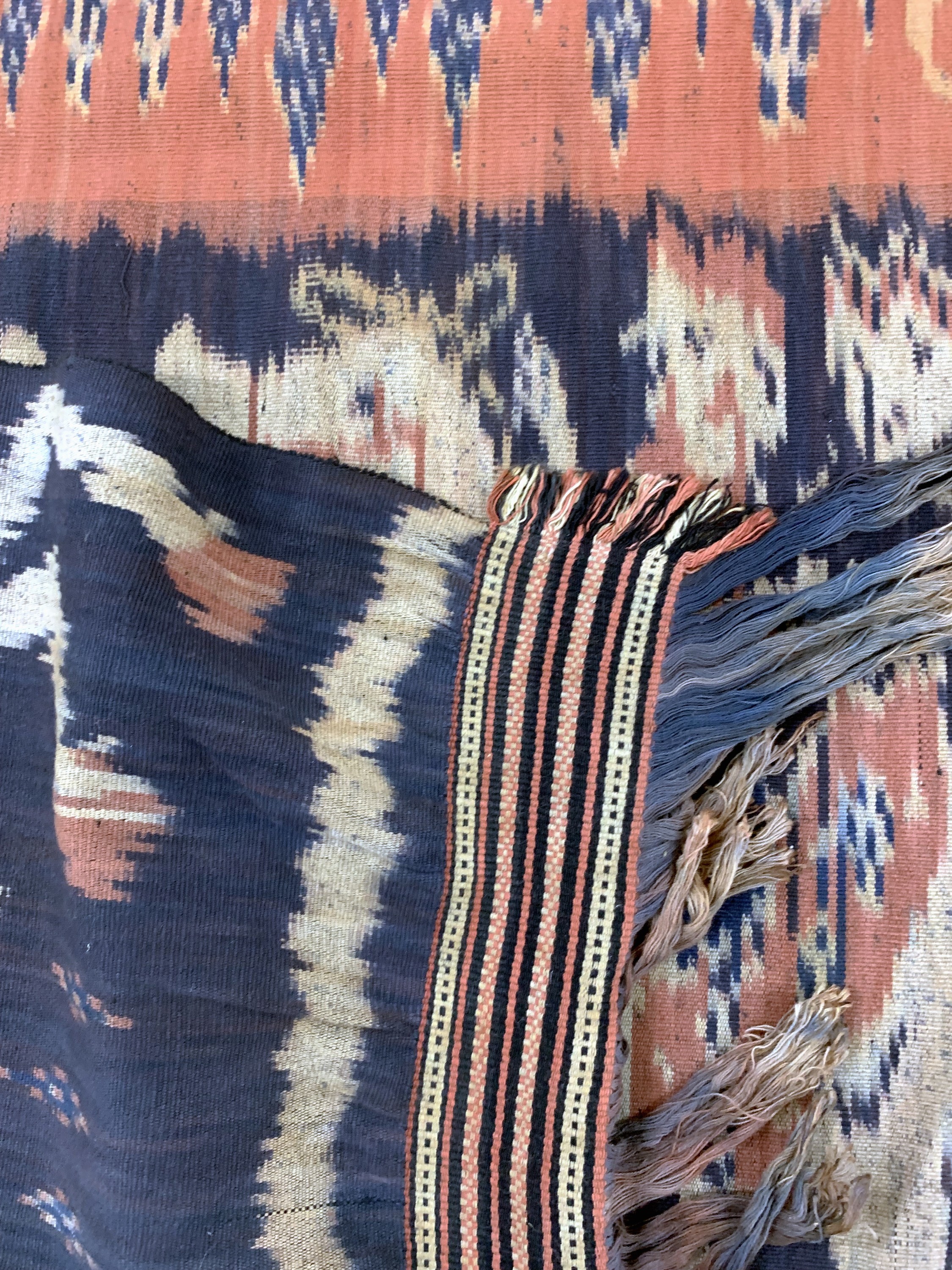 Detail f: Sumba"Ikat", Indonesien, Anfang 20.Jhd, Baumwolle, ca. 264 x 122 cm, EHZ: 2