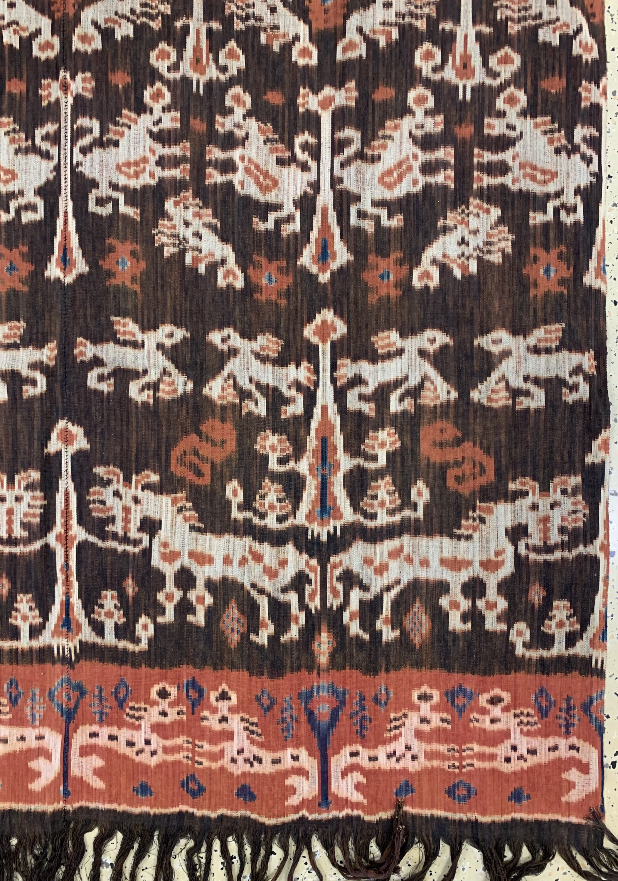 Detail a: Sumba"Ikat", Indonesien, Anfang 20.Jhd, Baumwolle, ca. 264 x 143 cm, EHZ: 2
