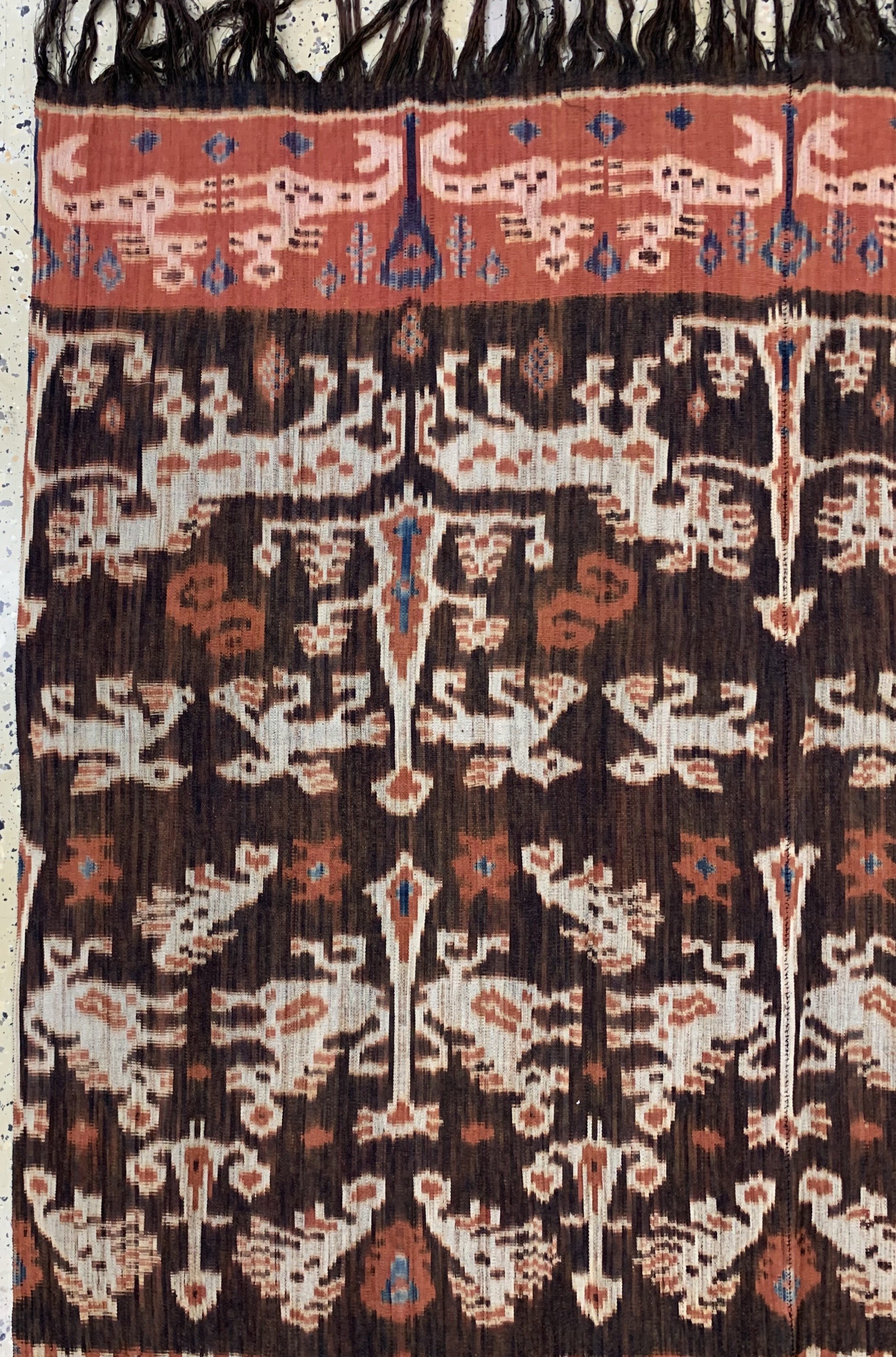 Detail c: Sumba"Ikat", Indonesien, Anfang 20.Jhd, Baumwolle, ca. 264 x 143 cm, EHZ: 2