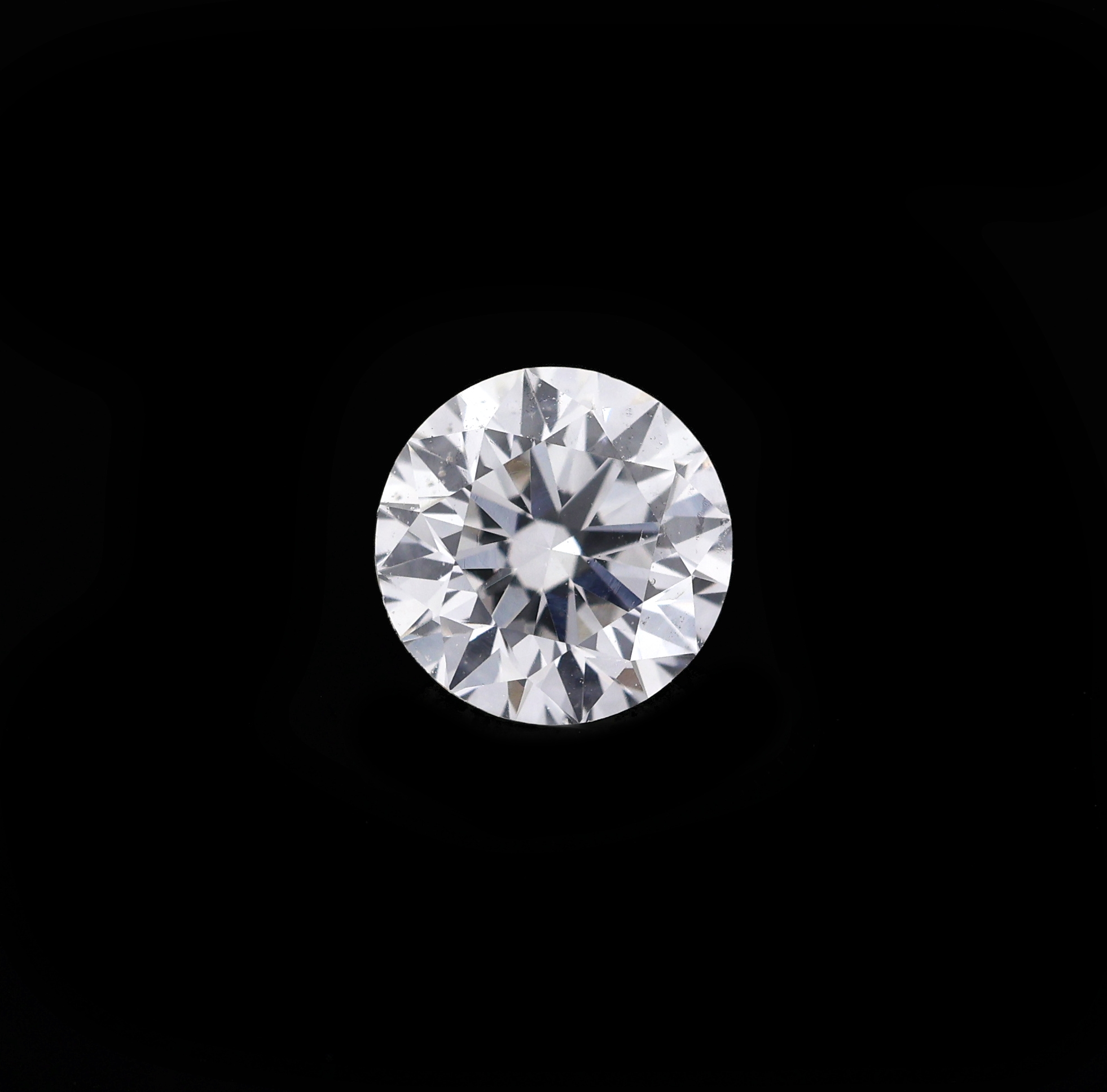 Detail a: Loser Brillant, 0.50 ct feines Weiß+(F)/si1, GIA Diamond Dossier Kopie anbei