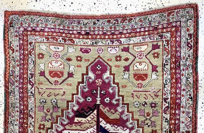 26993009a - Kirsehir antik, Türkei, datiert 1286(1864),Wolle auf Wolle, ca. 150 x 106 cm, EHZ: 2