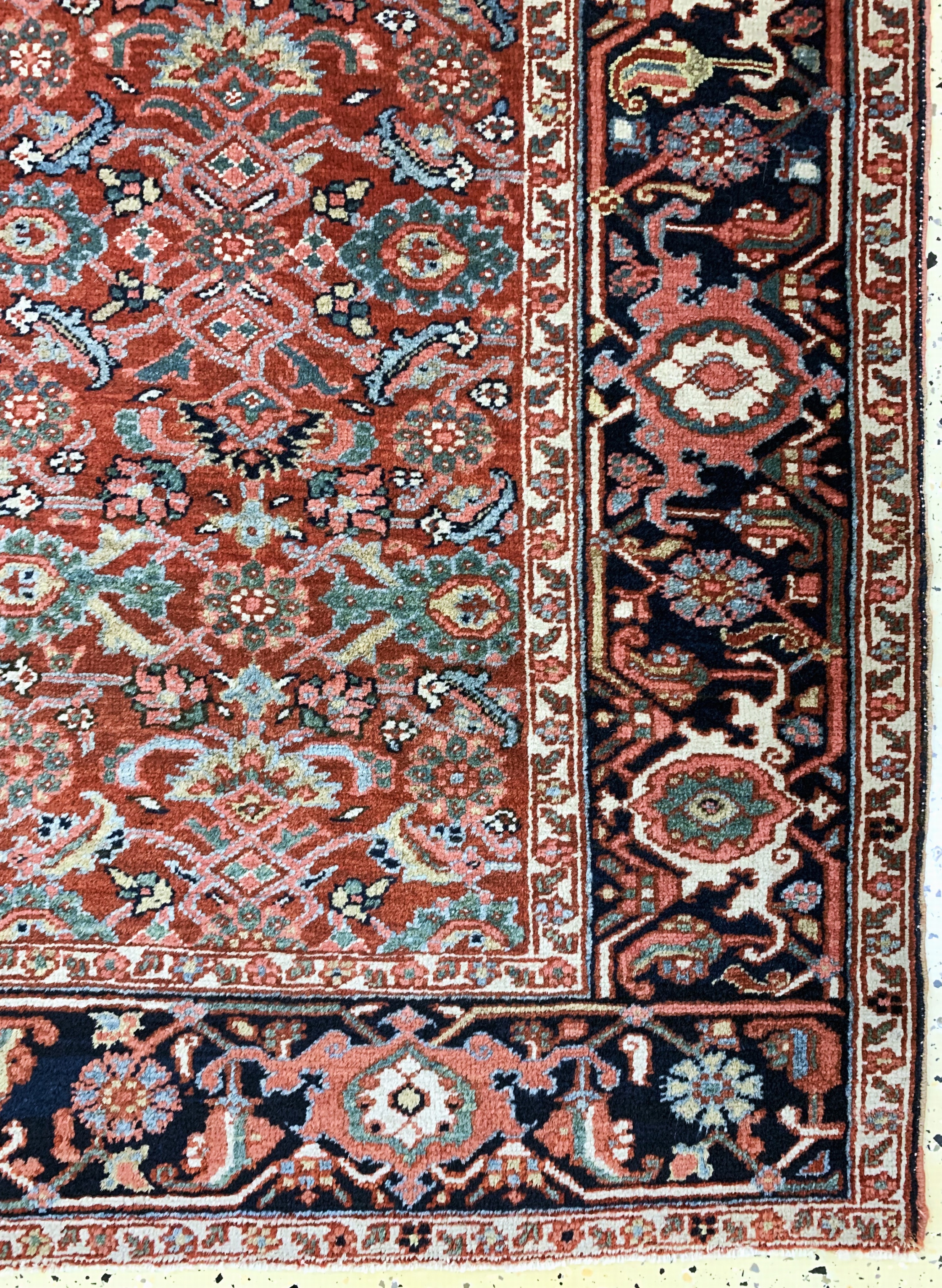 Detail a: Antiker Heriz, Persien, um 1900, Wolle auf Baumwolle, ca. 200 x 150 cm, EHZ: 2