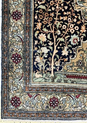 26993271b - Esfahan´Ahmad´antik, Persien, um 1900, Korkwolle auf Baumwolle, ca. 200 x 138 cm, EHZ: 2