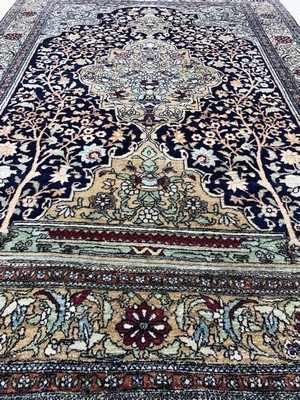 26993271f - Esfahan´Ahmad´antik, Persien, um 1900, Korkwolle auf Baumwolle, ca. 200 x 138 cm, EHZ: 2