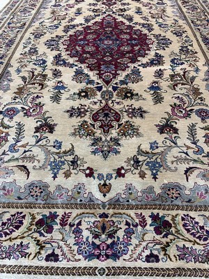 26993272f - Seiden Keschan fein, Persien, um 1930-1940 , reine Naturseide, ca. 208 x 140 cm, EHZ: 2