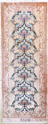 Image Esfahan fein´Seidengrund´, Persien, signiert´Mohaghegh´,um 1950-1960, Korkwolle mit und ...