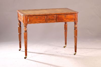Image Kleiner Schreibtisch/Partner Desk, England, Viktorianisch, um 1880, Mahagonifurnier, ...