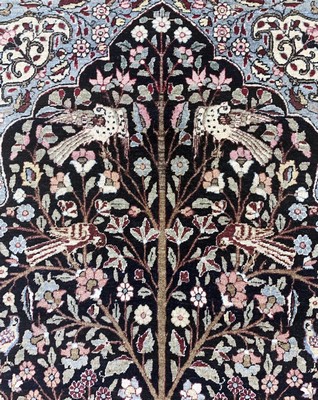 26994094f - Antiker Teheran´Lebensbaum´, Persien, um 1900, Wolle auf Baumwolle, ca. 225 x 140 cm, ...