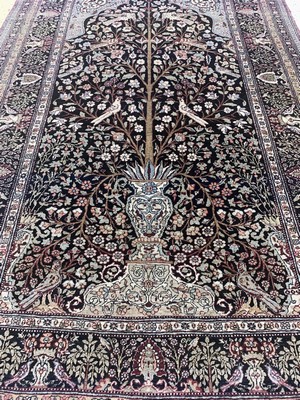 26994094g - Antiker Teheran´Lebensbaum´, Persien, um 1900, Wolle auf Baumwolle, ca. 225 x 140 cm, ...