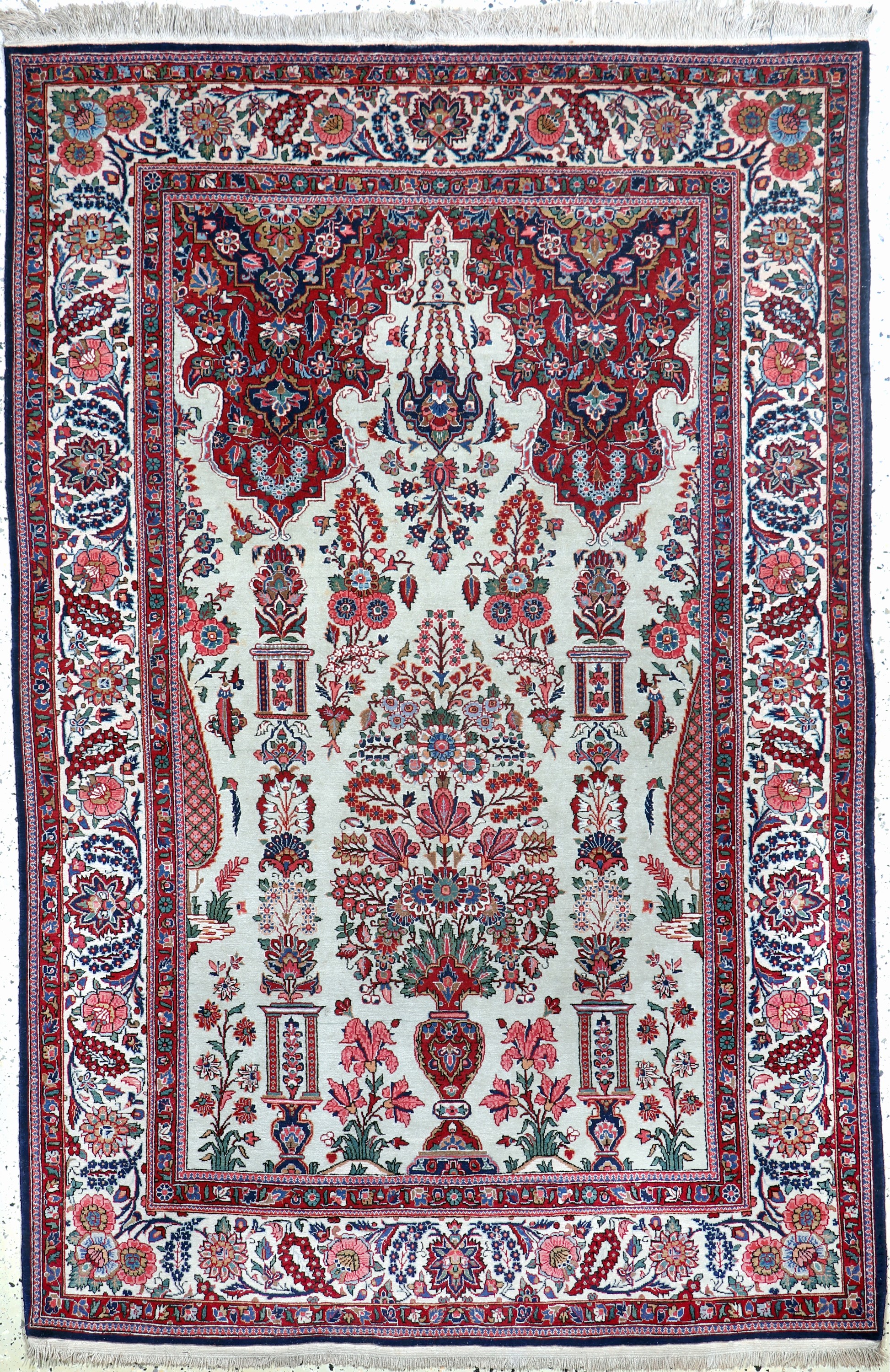 Keschan Kork fein, Persien, um 1920-1930, Korkwolle auf Baumwolle, ca. 206 x 136 cm, EHZ: 2