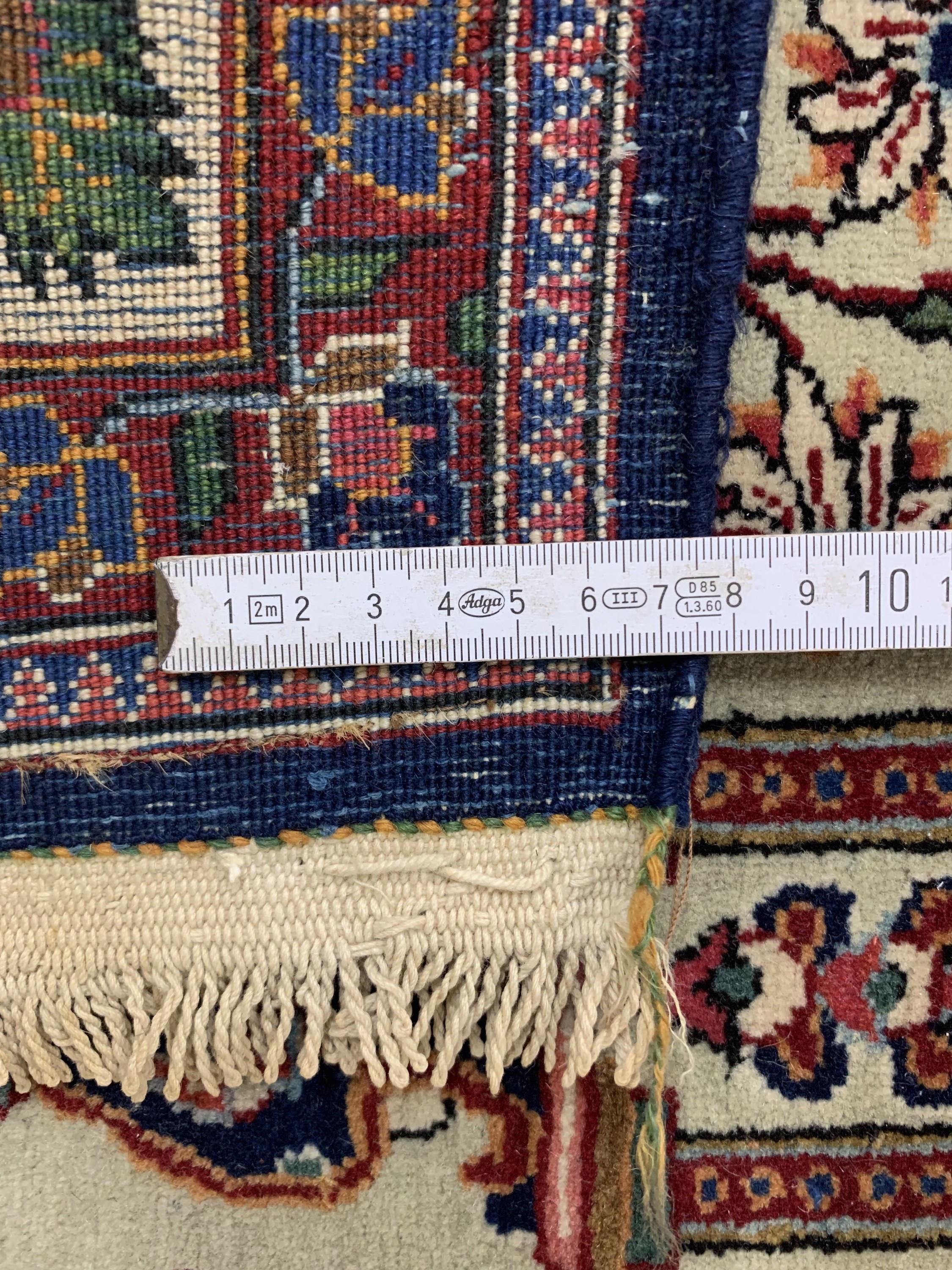 Detail h: Keschan Kork fein, Persien, um 1920-1930, Korkwolle auf Baumwolle, ca. 206 x 136 cm, EHZ: 2