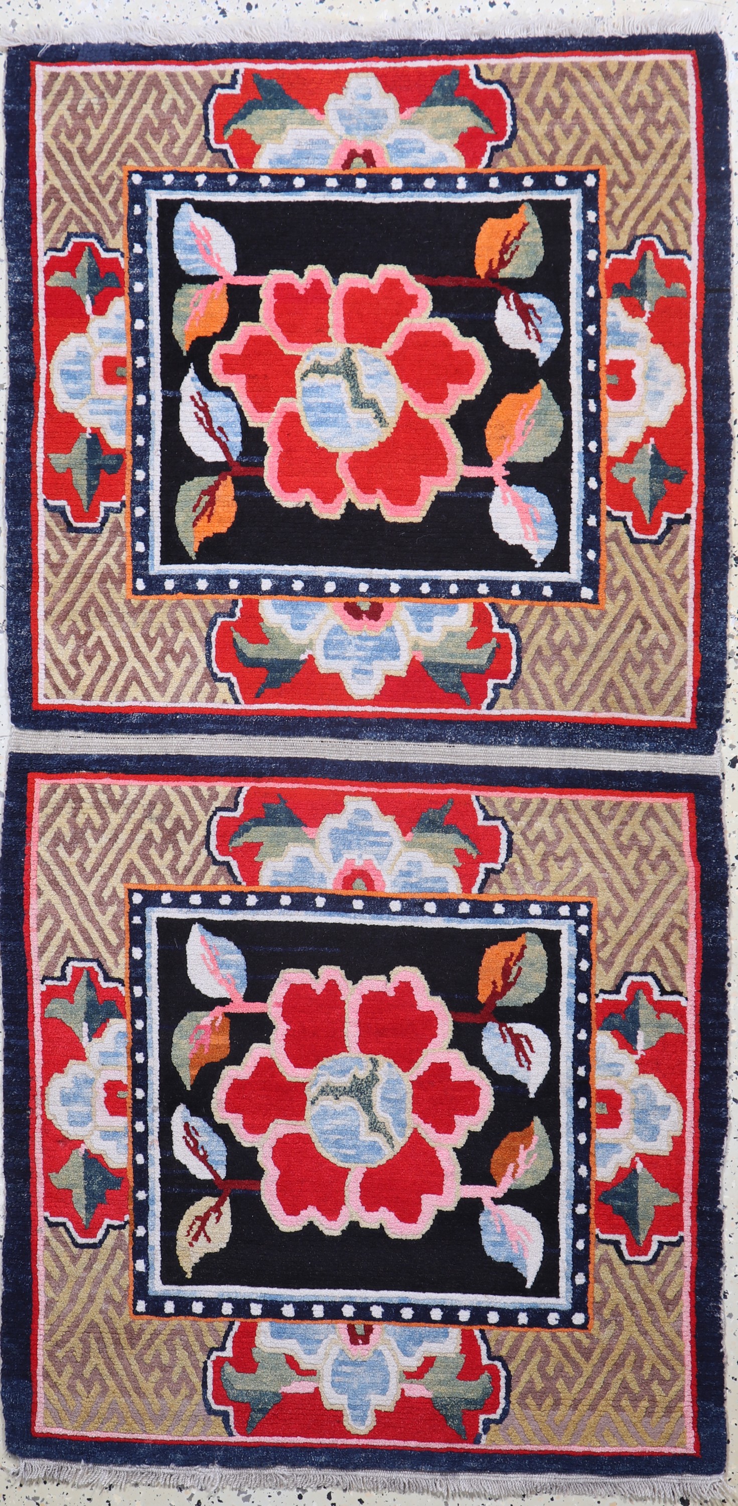 Image 26994141 - ´Sitzbank-Teppich´, Tibet, um 1920-1930 Wolle auf Wolle, ca. 159 x 80 cm, EHZ: 2