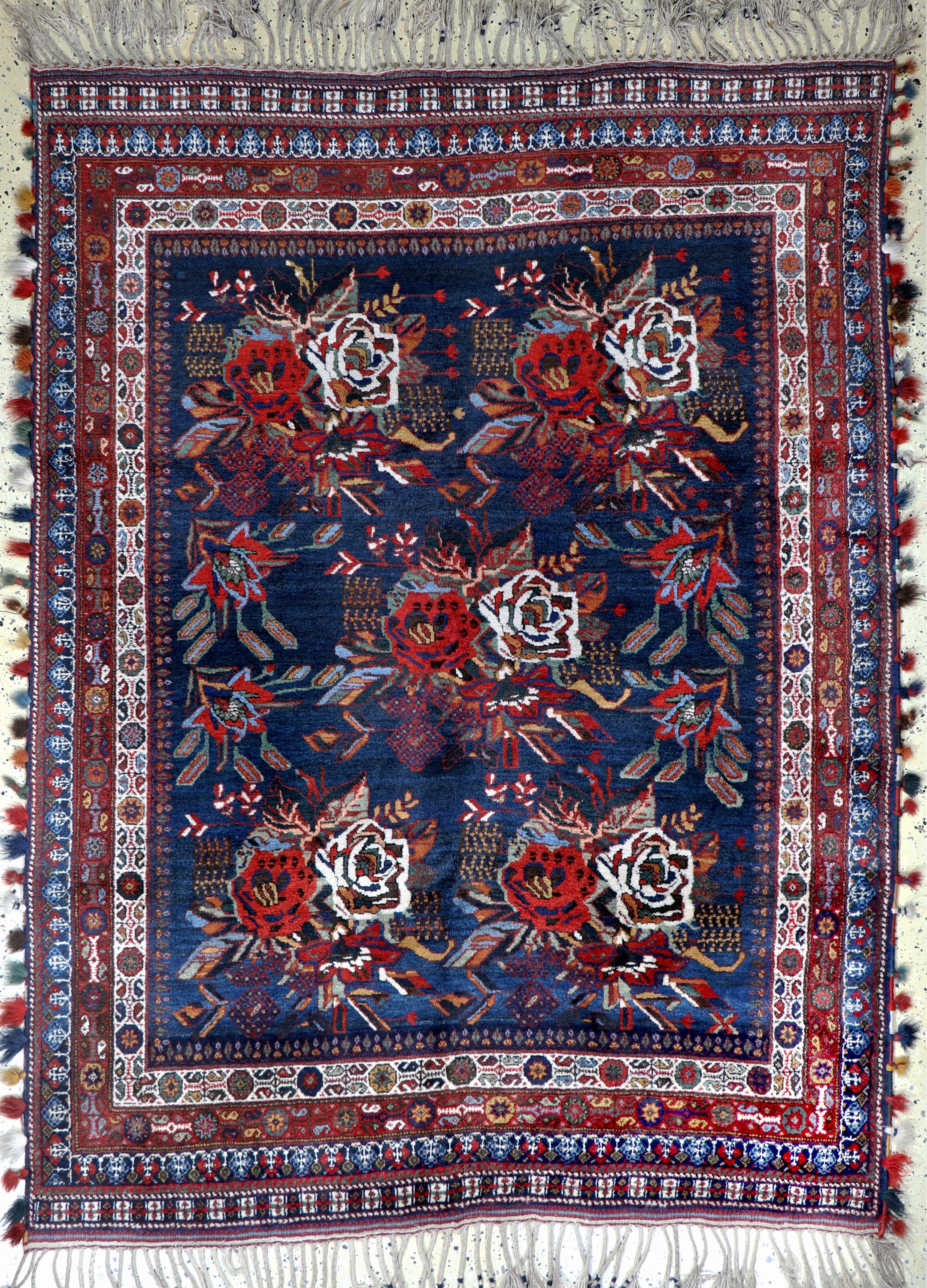 "Golfarang"Afschar, Persien, um 1920-1930, Wolle auf Wolle, ca. 218 x 158 cm, EHZ: 1-2