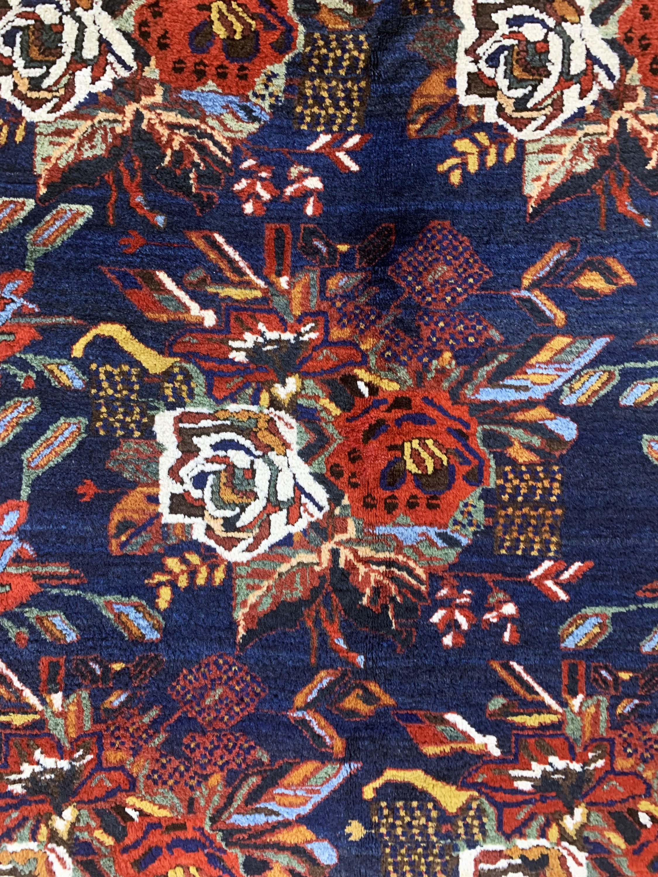 Detail c: "Golfarang"Afschar, Persien, um 1920-1930, Wolle auf Wolle, ca. 218 x 158 cm, EHZ: 1-2