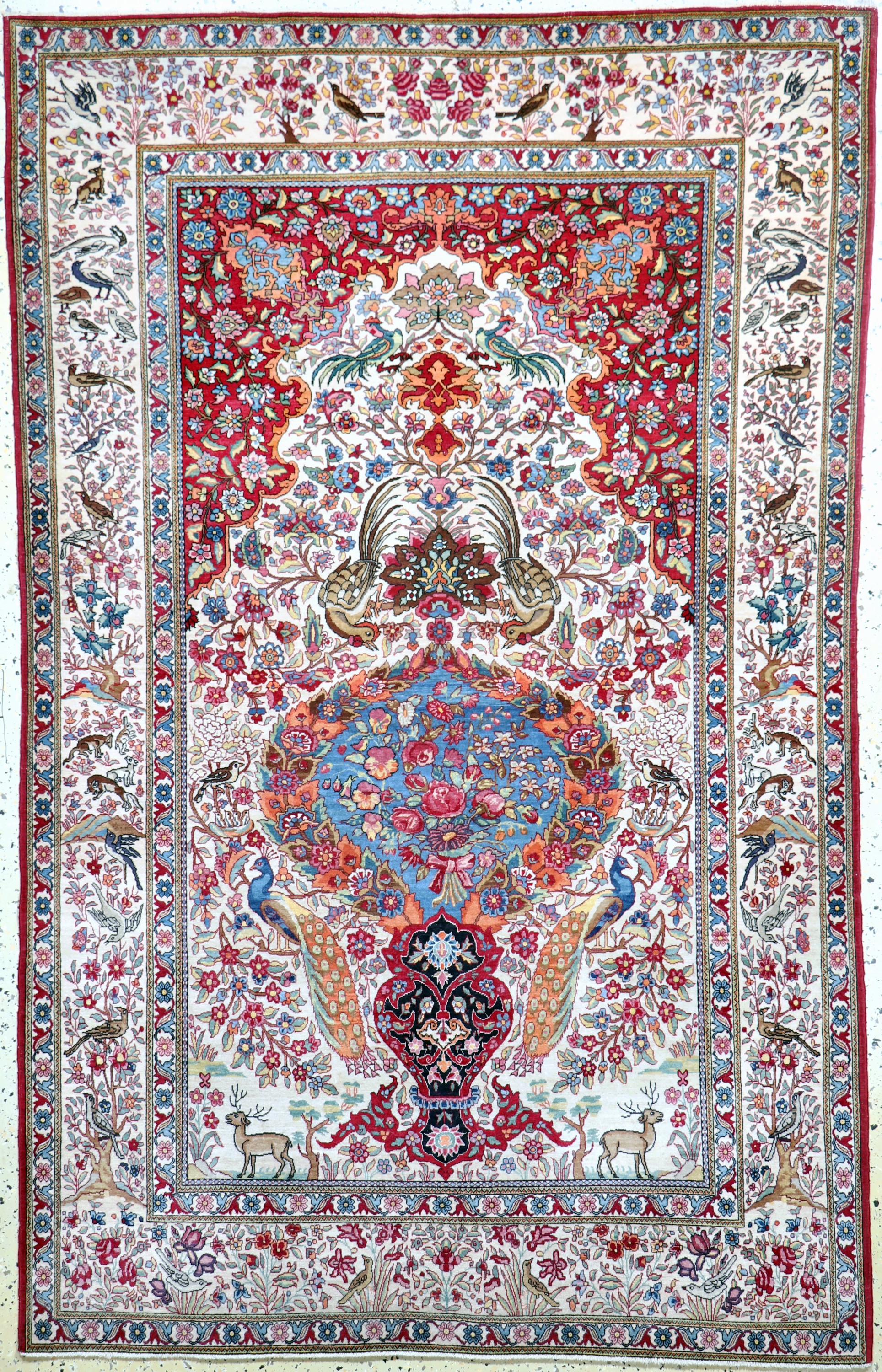 Image 26994167 - Esfahan´Ahmad´antik, Persien, um 1900, Korkwolle auf Baumwolle, ca. 220 x 140 cm, EHZ: 2
