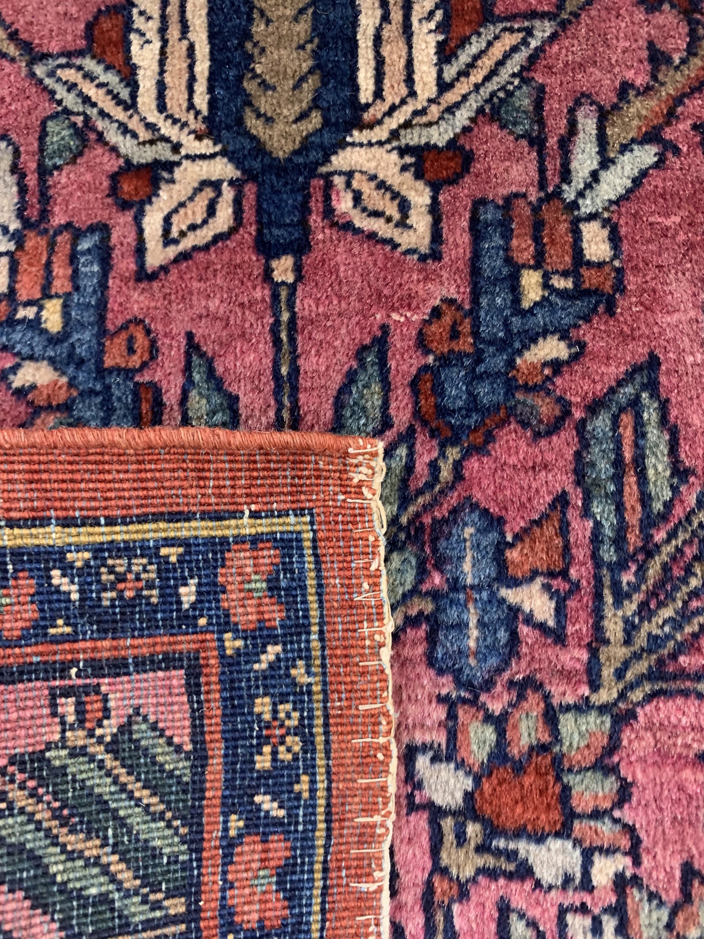 Detail d: Farahan alt, Persien, Anfang 20.Jhd, Wolle auf Baumwolle, ca. 50 x 50 cm, EHZ: 2