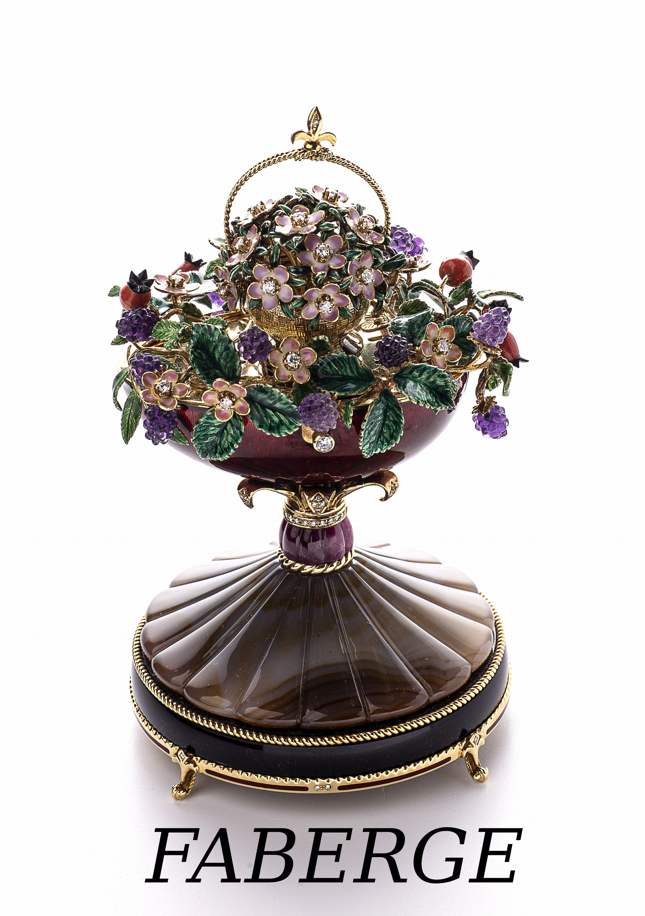 Image 26994187 - 18 kt Gold FABERGE by VICTOR MAYER Spieluhr Herbst-Ei 1998, limit. Auflage, hier 9/10, ...