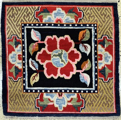 26994141b - ´Sitzbank-Teppich´, Tibet, um 1920-1930 Wolle auf Wolle, ca. 159 x 80 cm, EHZ: 2