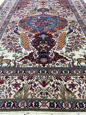 26994167g - Esfahan´Ahmad´antik, Persien, um 1900, Korkwolle auf Baumwolle, ca. 220 x 140 cm, EHZ: 2