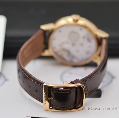 26994173d - NOMOS GLASHÜTTE Herrenarmbanduhr Lambda 39 in Roségold 750/000 Referenz 952, ...