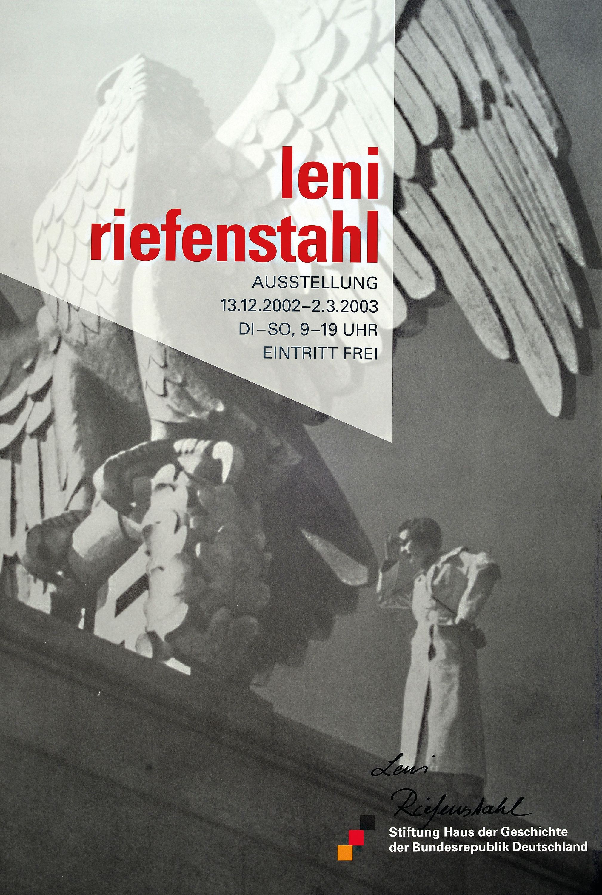 Image 26994873 - Leni Riefenstahl, 1902-2003, Stiftung Haus der Geschichte, Bonn 2002, handsign., ...