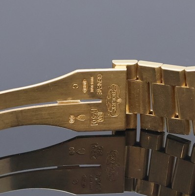 26994852d - ROLEX Herrenarmbanduhr Oysterquartz Day-Date in GG 750/000 Referenz 19018, massives ...