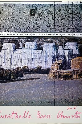 26994870k - Christo , 1935-2020, ´Wrapped Reichstag´, eine Kunsthalle für Bonn 1983, Offsetlitho, ...