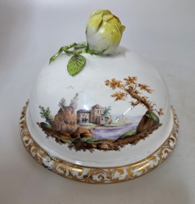 26994893f - Deckelvase Fürstenberg, um 1770, Porzellan, beidseitige Bemalung, Ruinenlandschaften ...