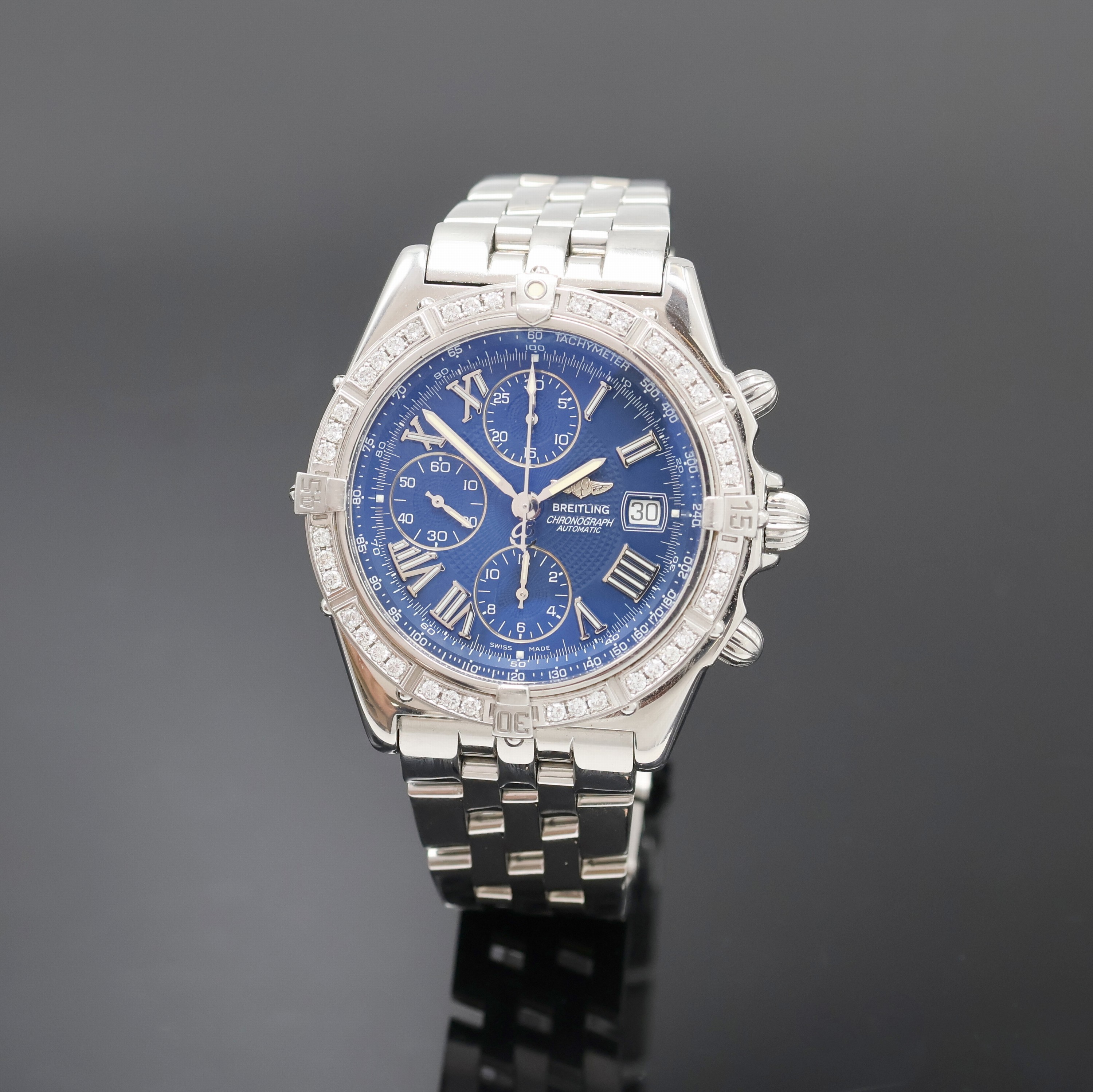 Image 26994932 - BREITLING Armbandchronograph Crosswind Referenz A13055, Automatik, Schweiz um 2000, ...
