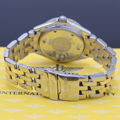 26994933b - BREITLING Damenarmbanduhr Lady J Referenz D52065, quarz, Edelstahl/Gold kombiniert inkl. ...