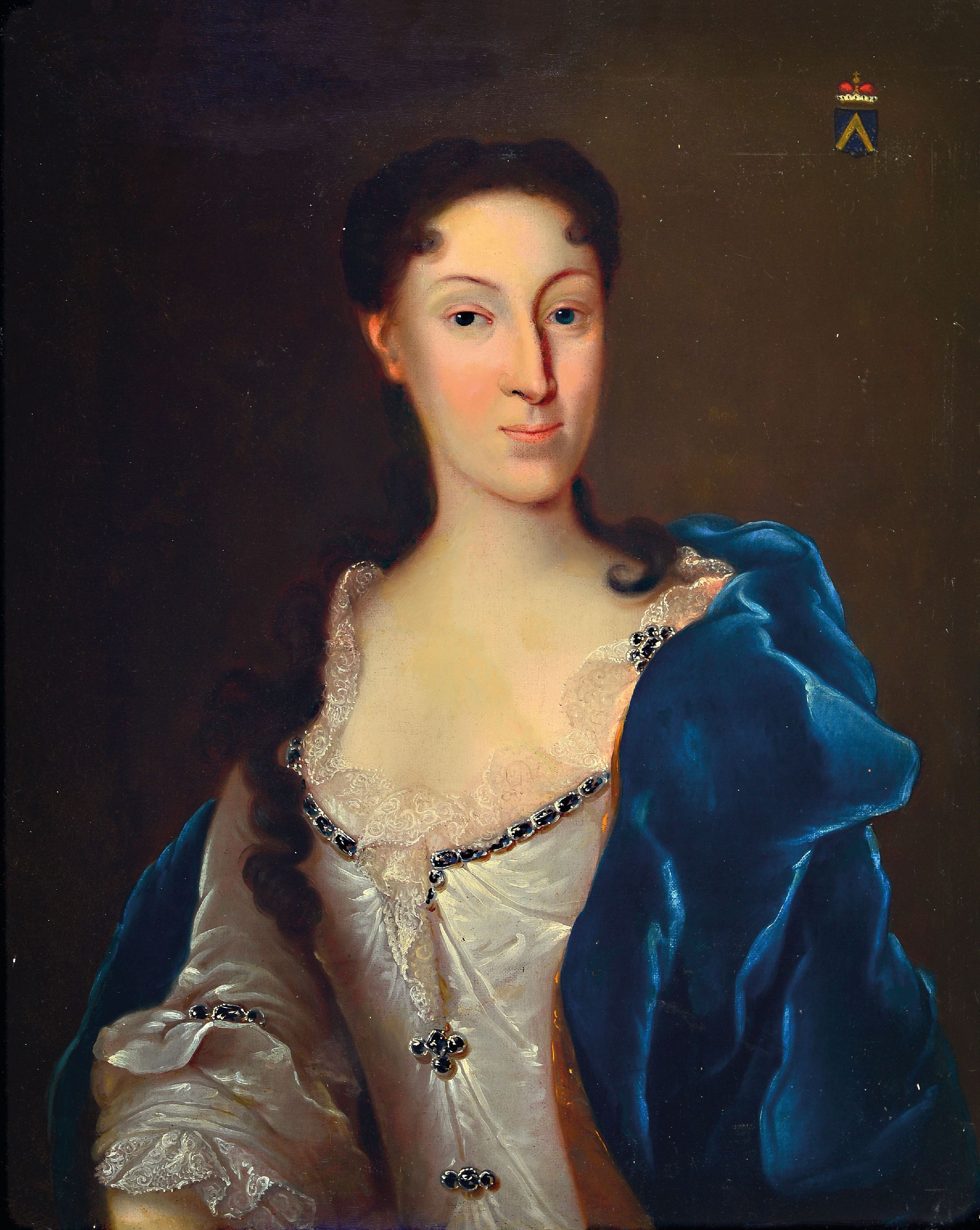 Image 26995135 - Unbekannter Porträtist der Mitte des 18.Jh., Porträtpaar, Hüftbild im ...