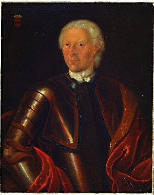 26995135l - Unbekannter Porträtist der Mitte des 18.Jh., Porträtpaar, Hüftbild im ...