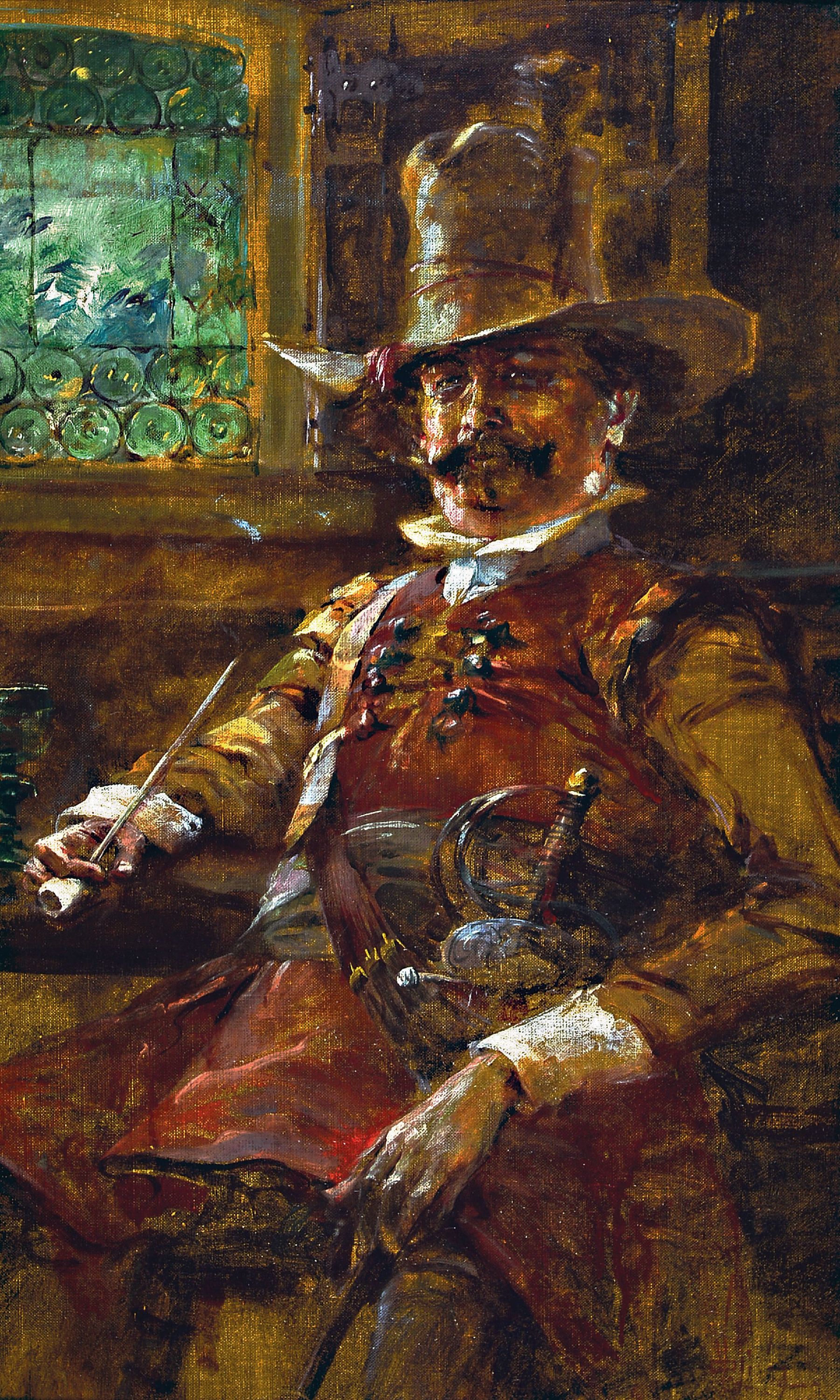 Image 26995244 - Jan Skramlik o. Skramik, 1860-1936, tschechisch, Charakterporträt eines saturierten ...