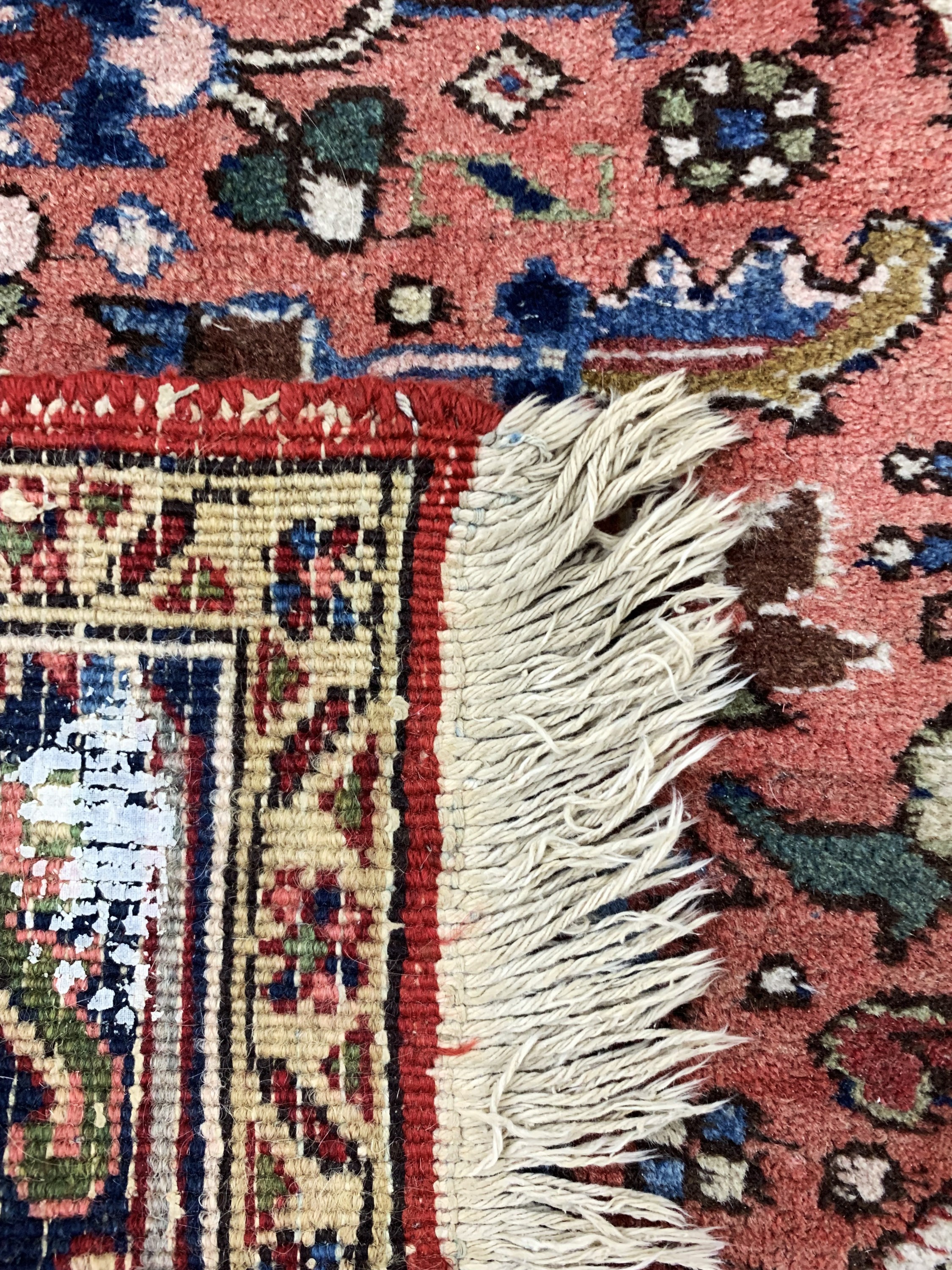 Detail g: Heriz alt, Persien, Anfang 20.Jhd, Wolle auf Baumwolle, ca. 290 x 210 cm, EHZ: 2-3