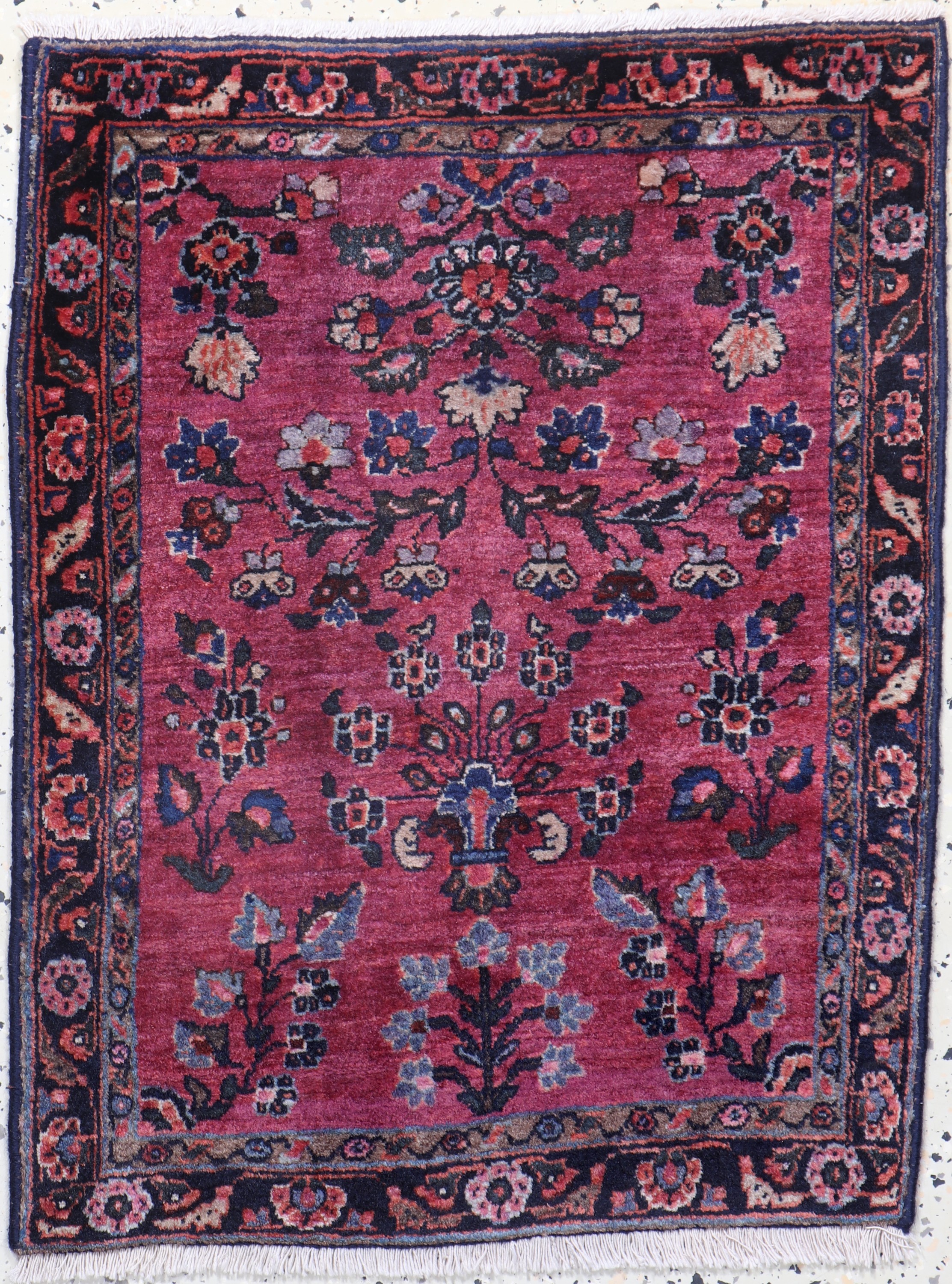 Antiker Farahan, Persien, um 1900, Wolle auf Baumwolle, ca. 75 x 60 cm, EHZ: 2