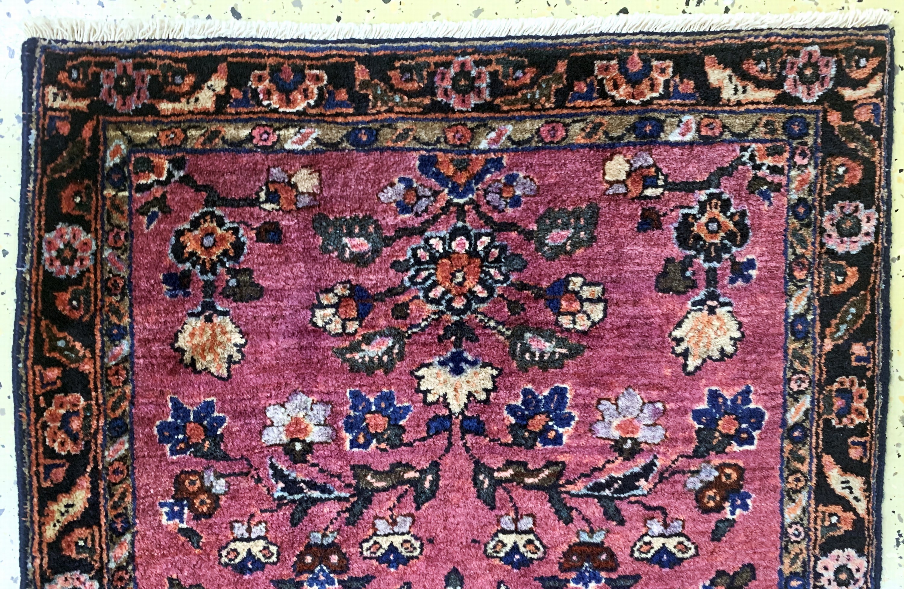 Detail a: Antiker Farahan, Persien, um 1900, Wolle auf Baumwolle, ca. 75 x 60 cm, EHZ: 2
