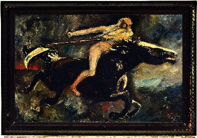 26995255k - F. Kapfer, Künstler der 1. Hälfte des 20.Jh. , Darstellung eines der apokalyptischen ...