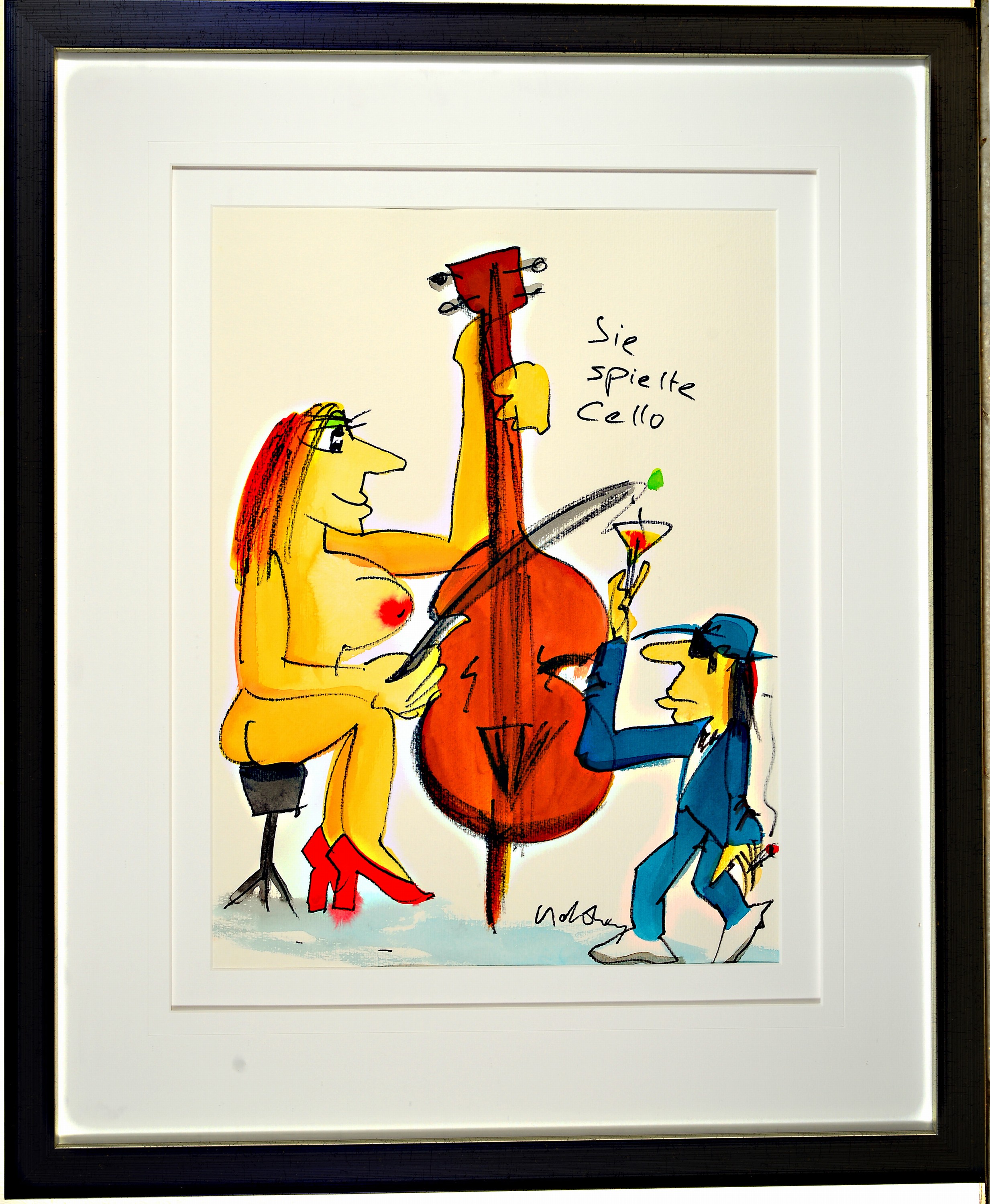 Image 26995618 - Udo Lindenberg, geb. 1946, deutscher Künstler und Rockmusiker, ´Sie spielte Cello´, ...