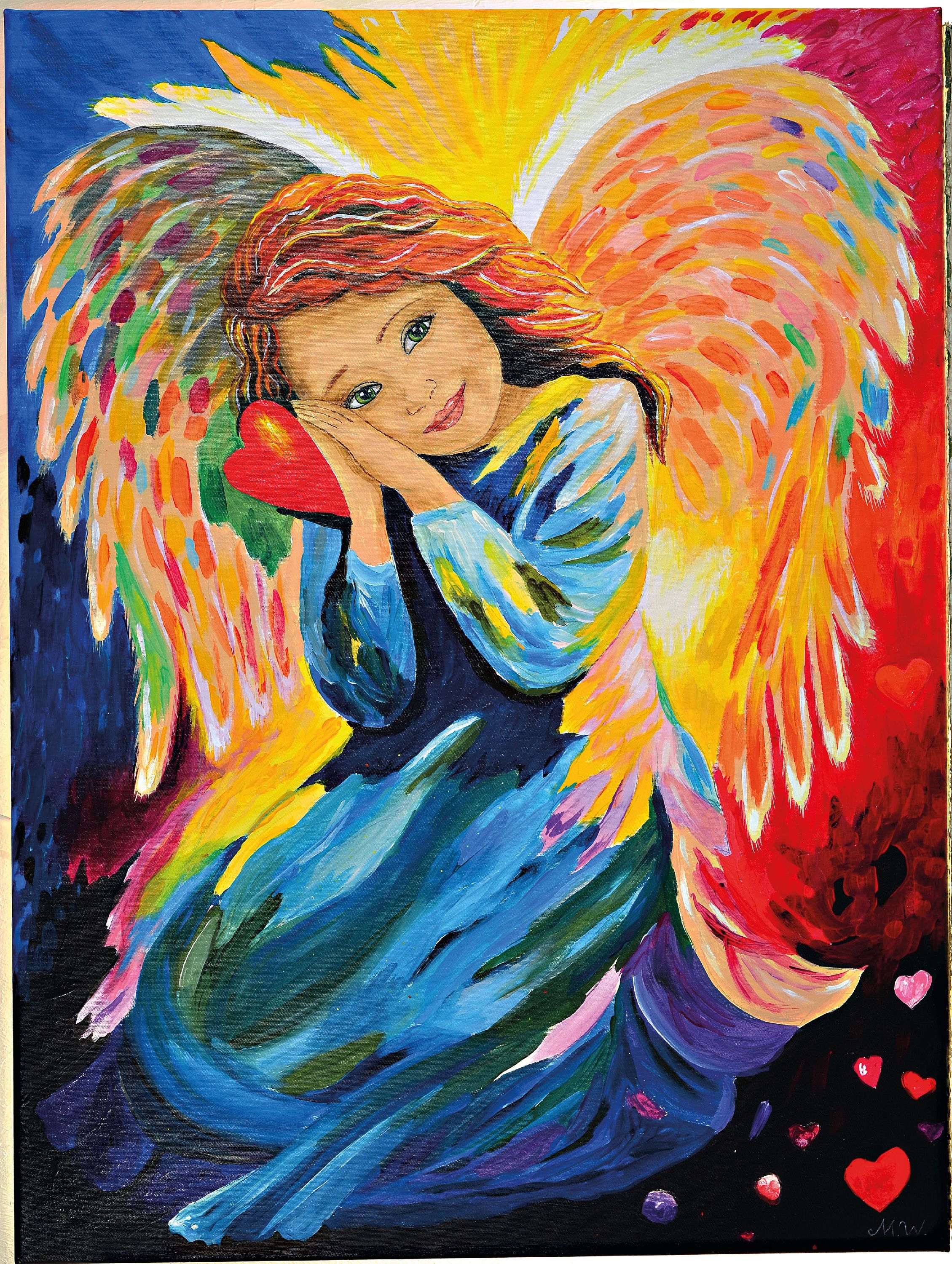 Image 26995856 - Maria Winter, geb. St. Petersburg, lebt und arbeitet in Deutschland, hier: Herzengel, ...