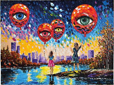 26995857k - Maria Winter, geb. St. Petersburg, lebt und arbeitet in Deutschland, hier: Unter vier ...